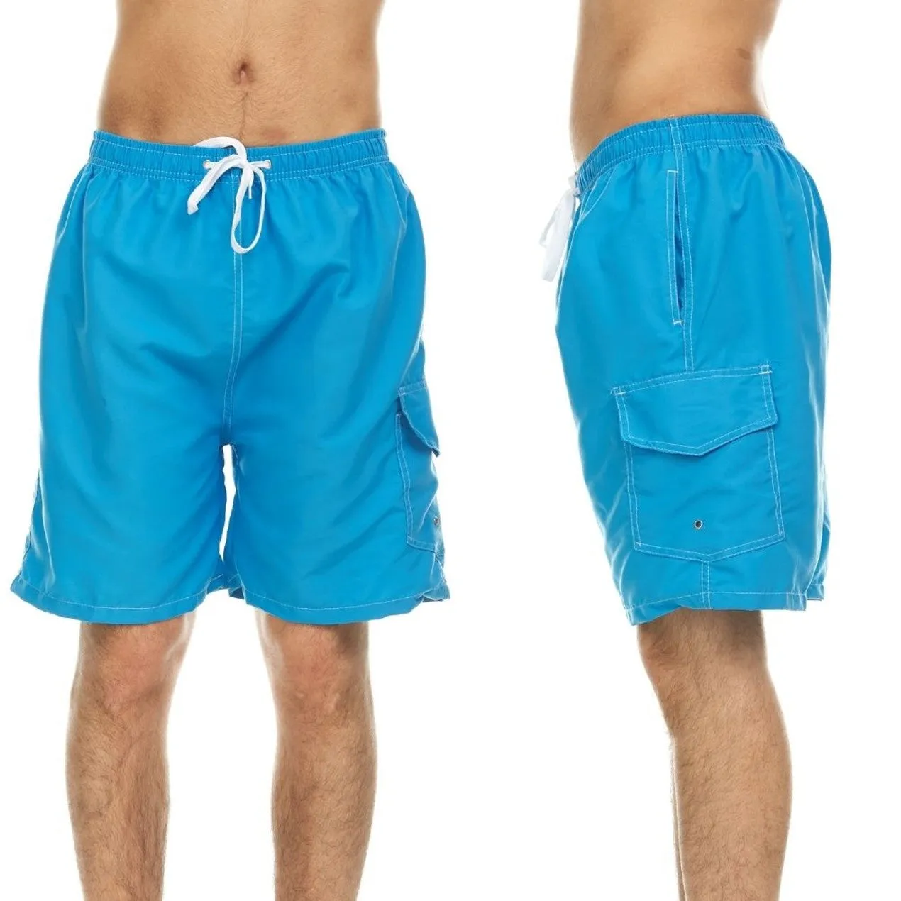 3-Pack: Men's Quick-Dry Swim Shorts