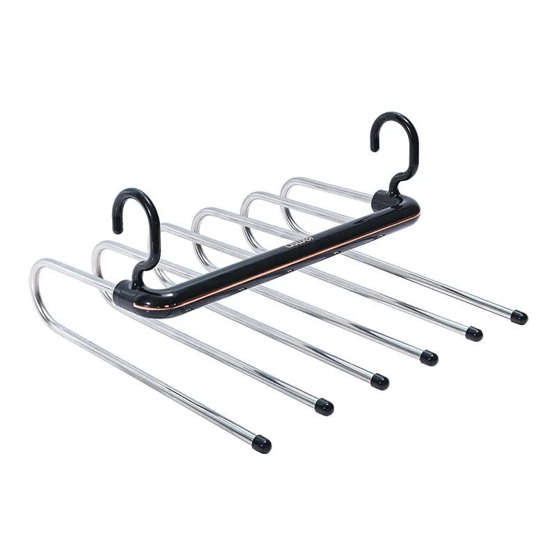 6-Layer Extendable Folding Pants Hanger, HG0096