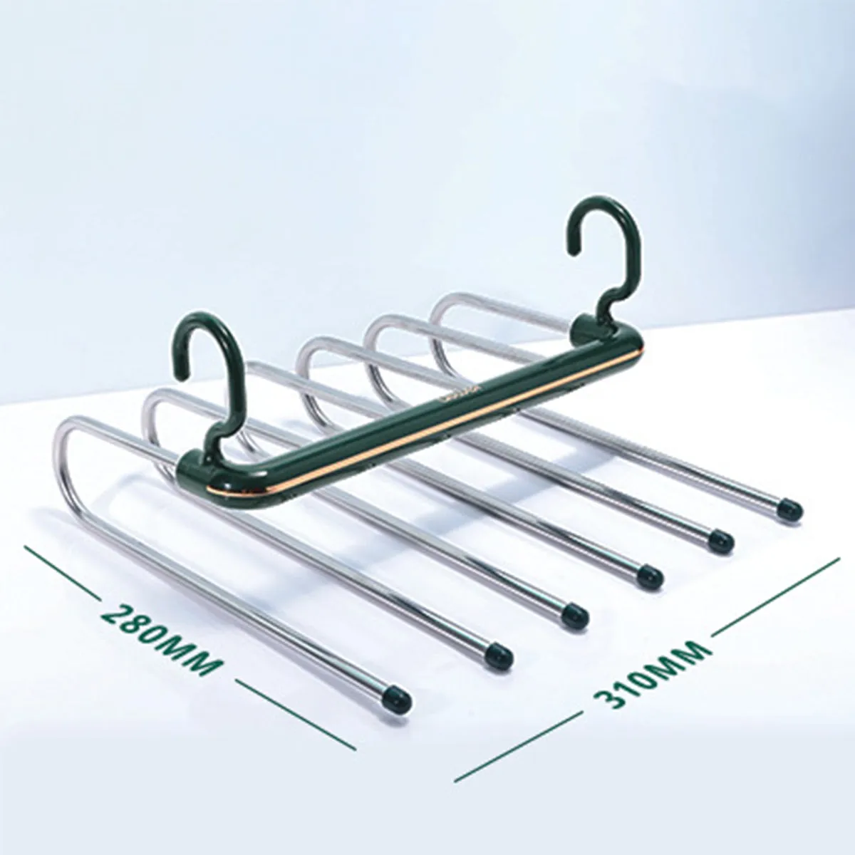 6-Layer Extendable Folding Pants Hanger, HG0096