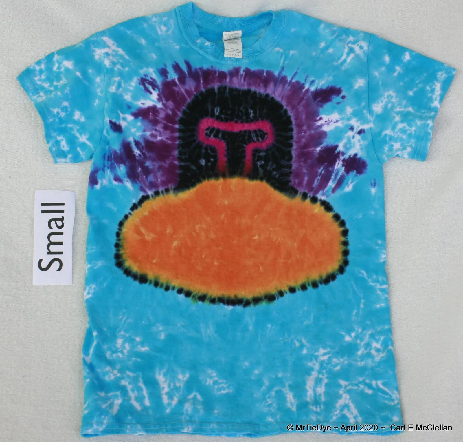 Adult Small Tie-Dye Mr. Wobble Tee