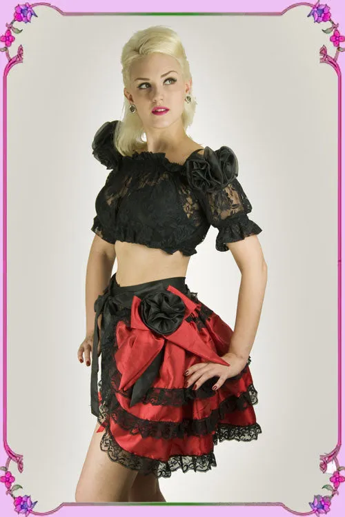 Agatha Tie Bustle Skirt