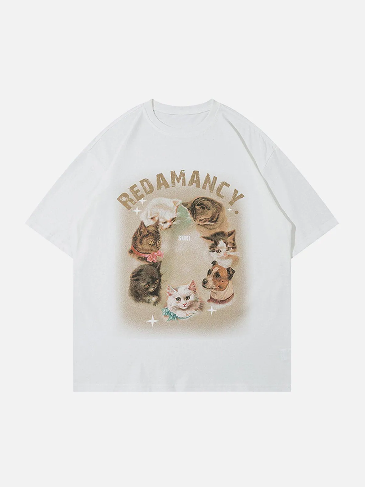 AlanBalen® - Cats Print Tee