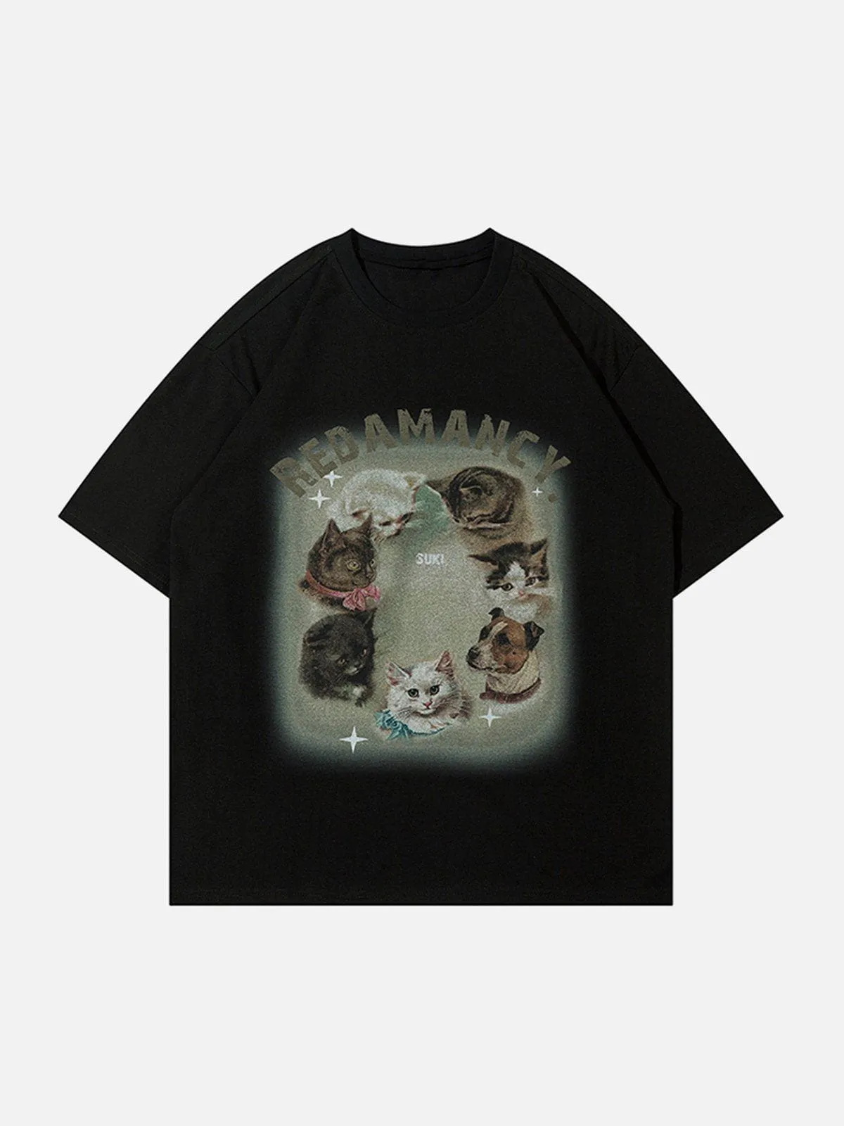 AlanBalen® - Cats Print Tee