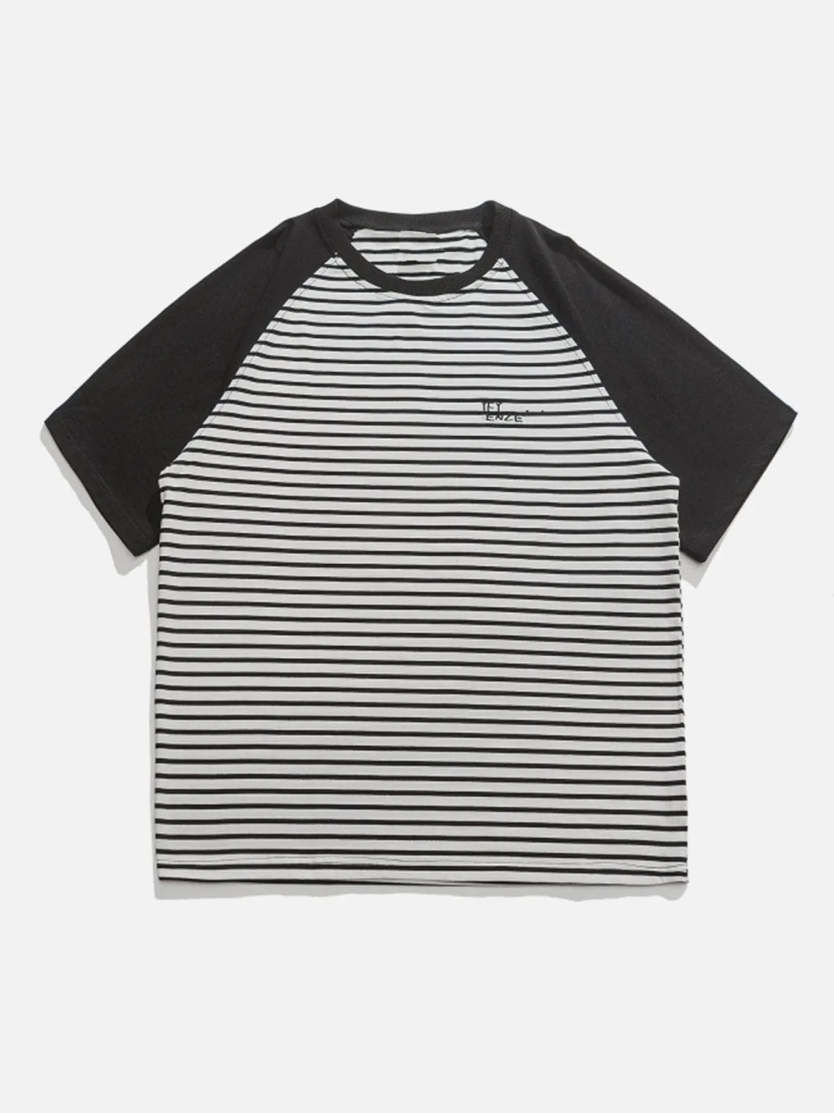 AlanBalen® - Color Blocking Stripes Tee