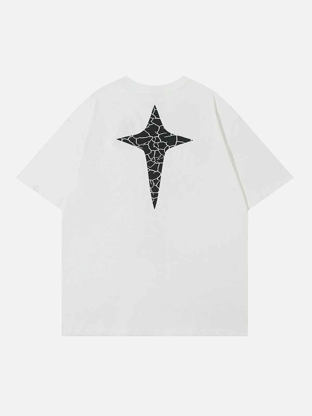 AlanBalen® - Cracked Print Star Vertigo Tee