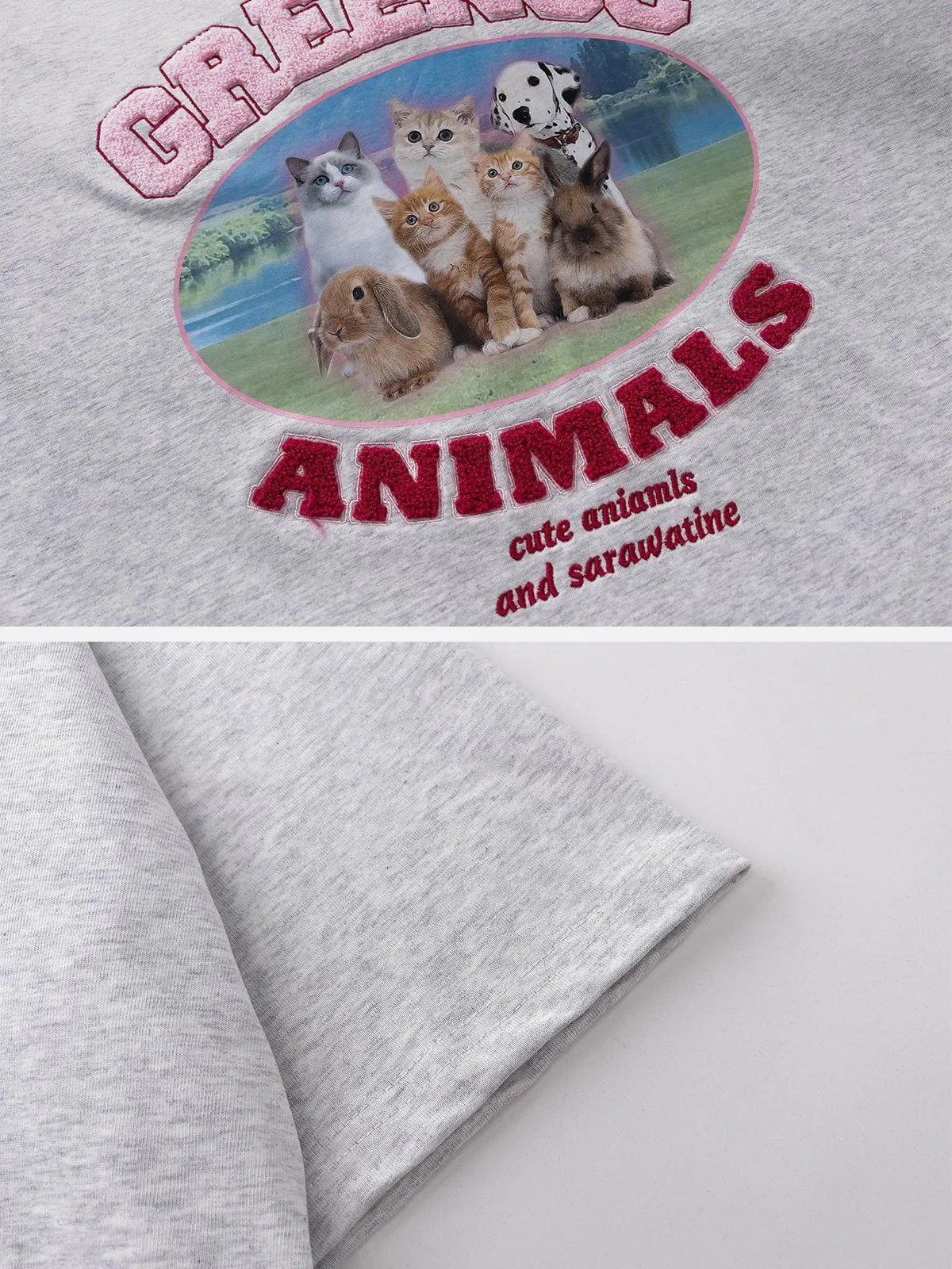 AlanBalen® - Cute Animal Graphic Tee