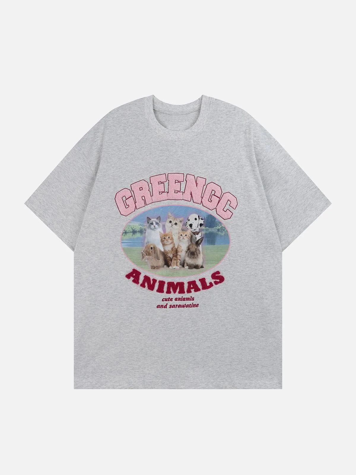 AlanBalen® - Cute Animal Graphic Tee