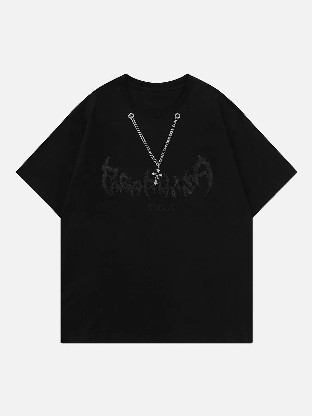 AlanBalen® - Embroidery Chain Decoration Tee