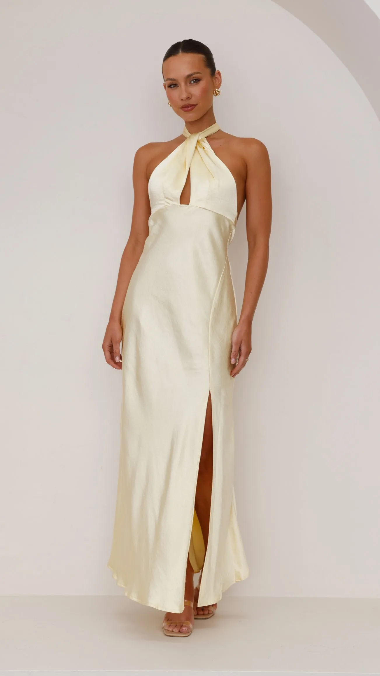 Amalia Maxi Dress - Yellow