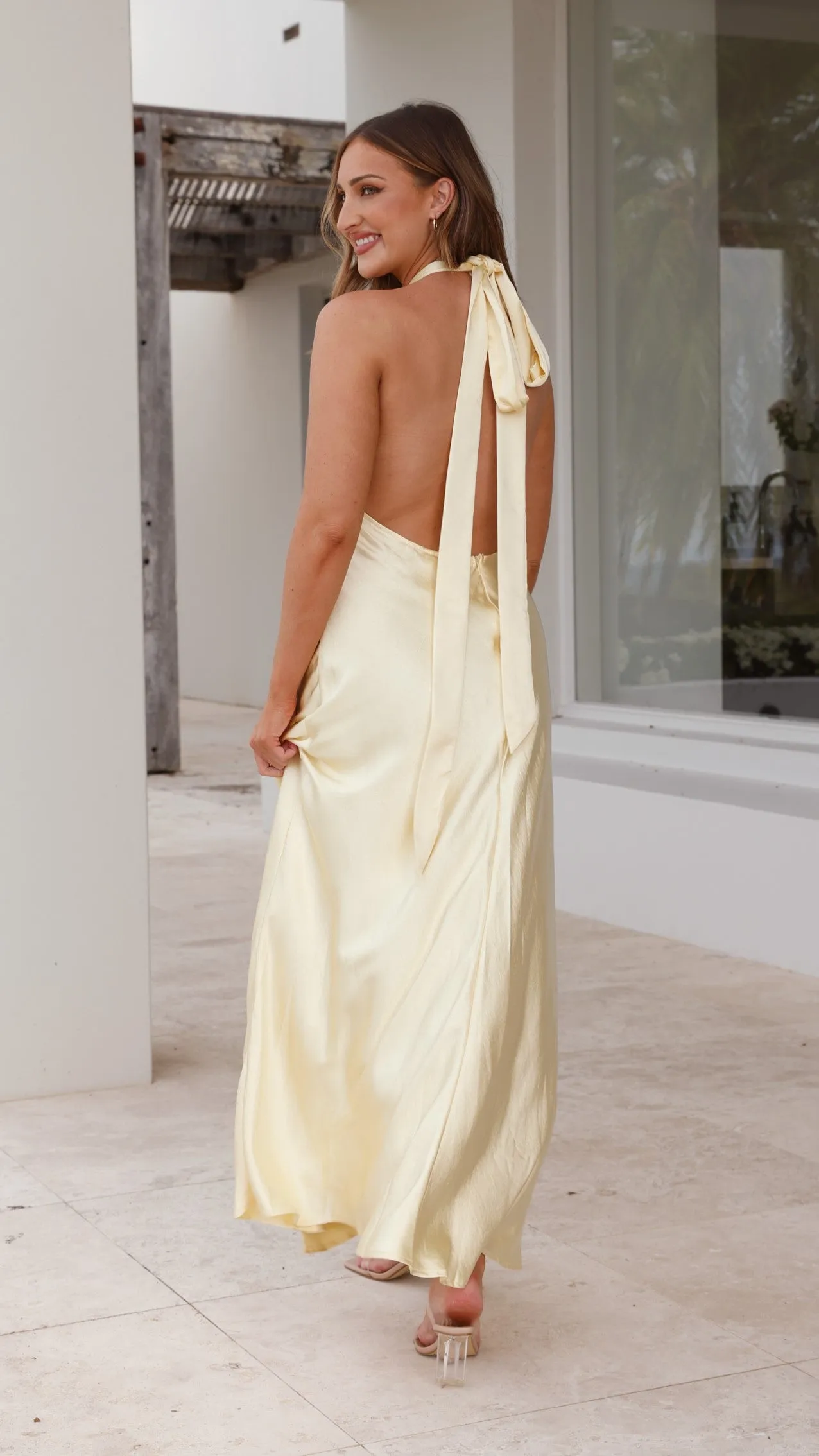 Amalia Maxi Dress - Yellow