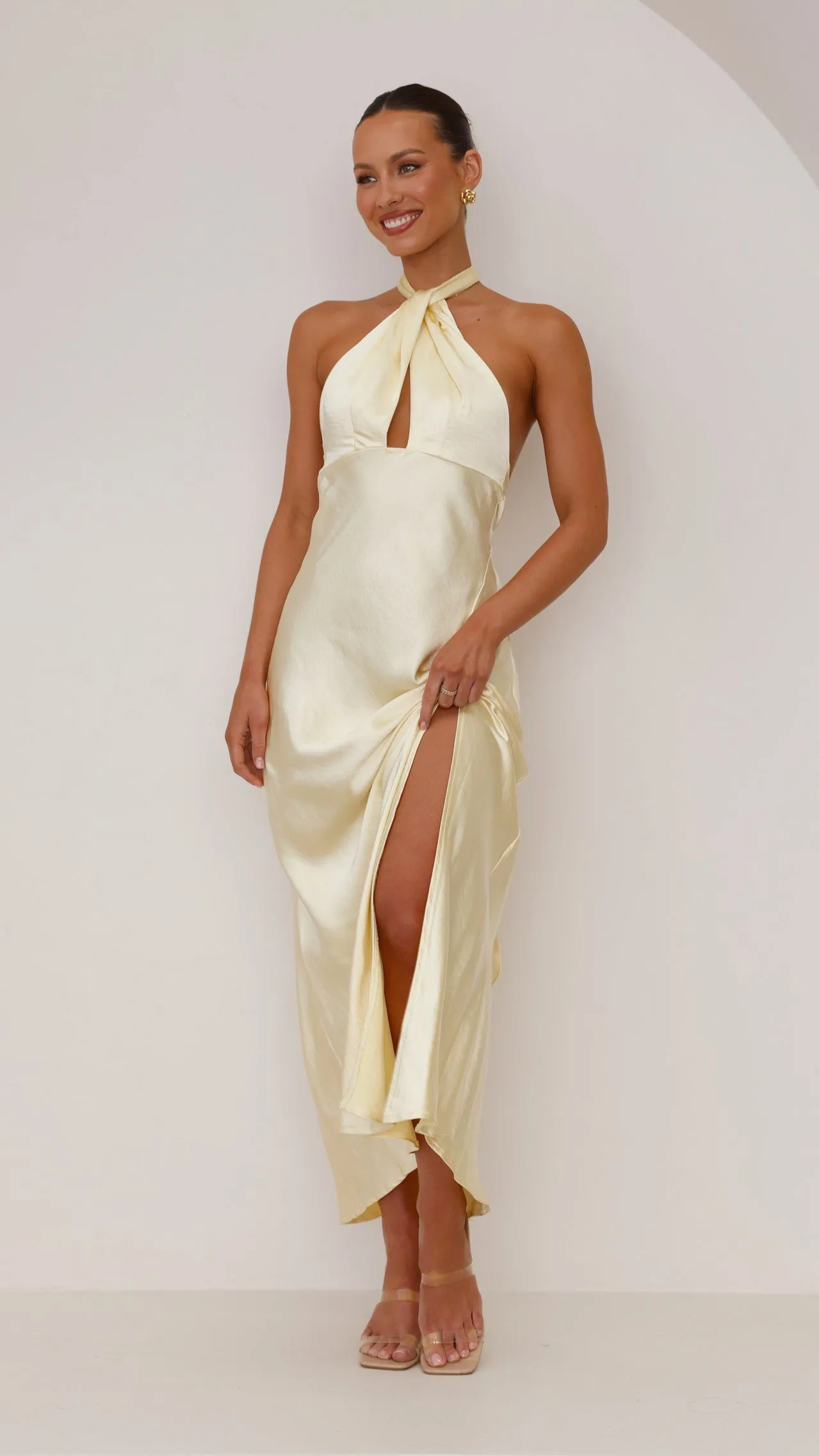 Amalia Maxi Dress - Yellow