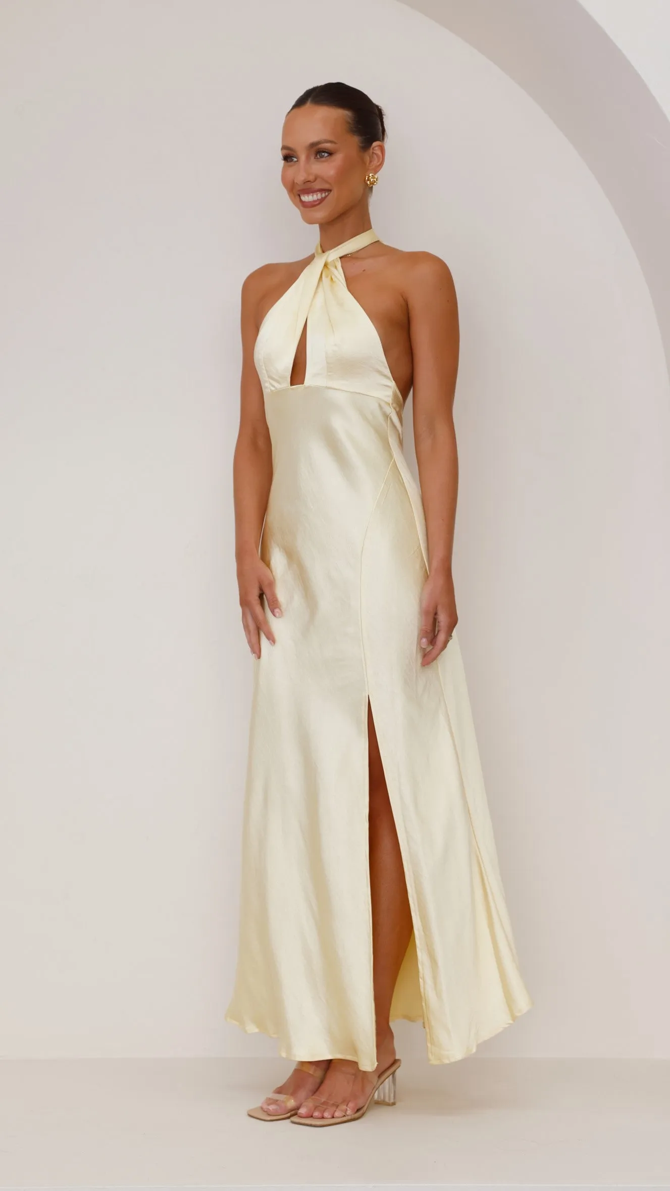 Amalia Maxi Dress - Yellow