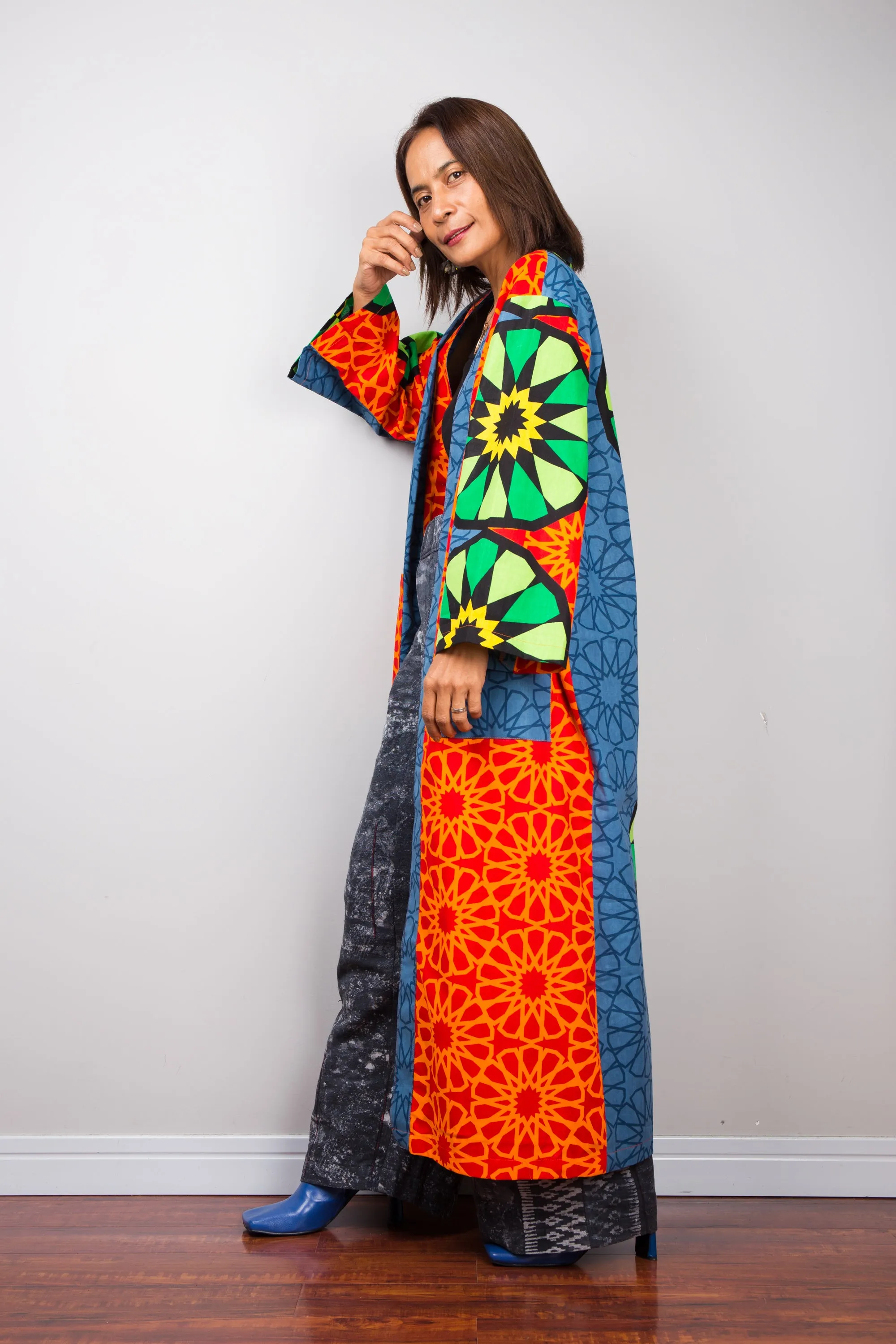 Ankara open cardigan