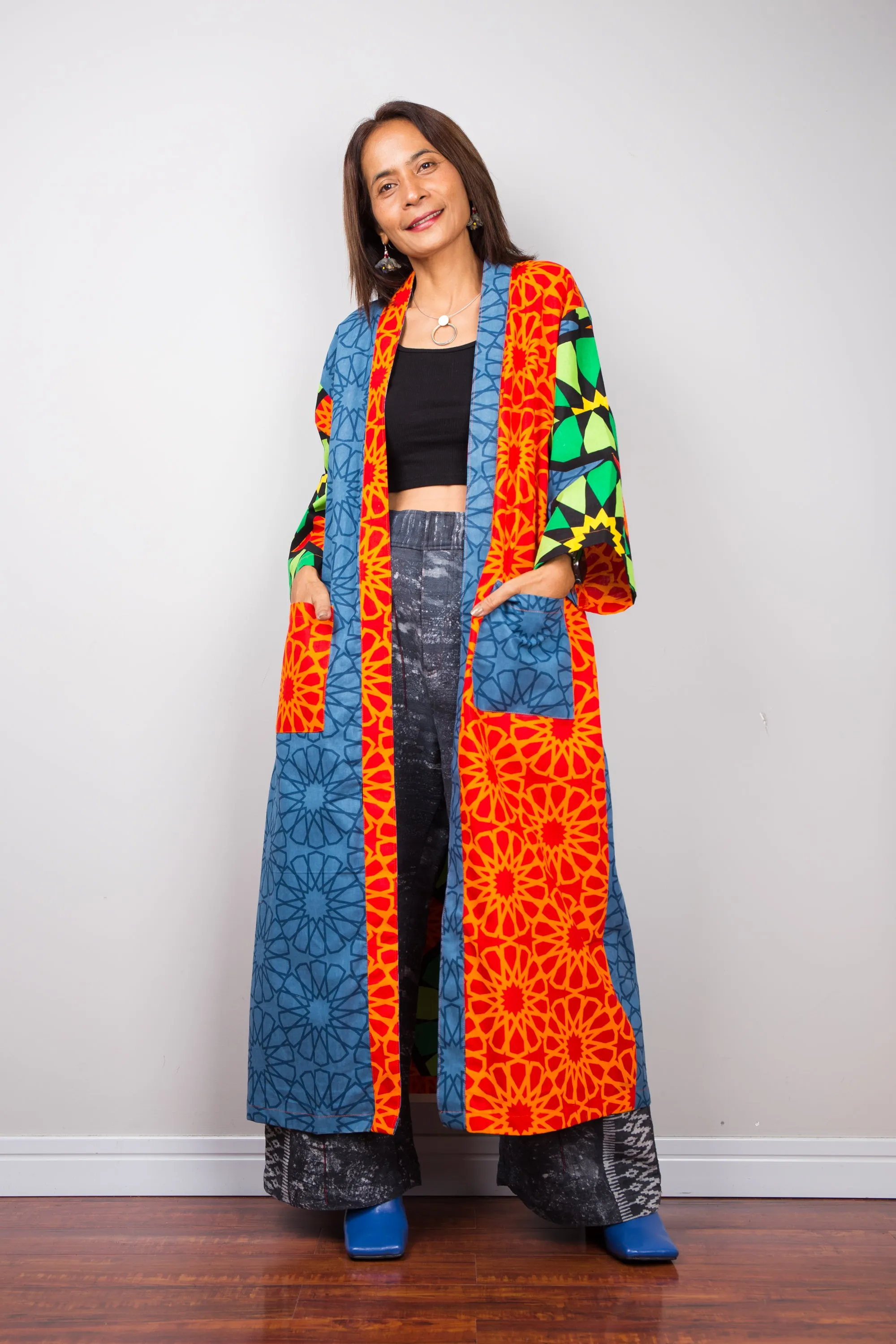 Ankara open cardigan