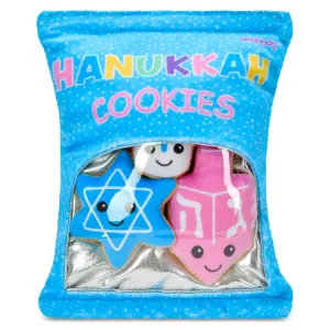 bag of plush hanukkah cookies