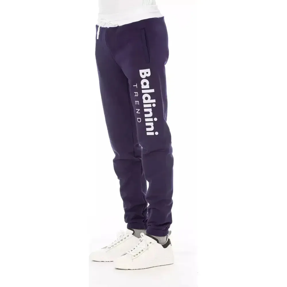 Baldinini Trend Purple Cotton Men Pants