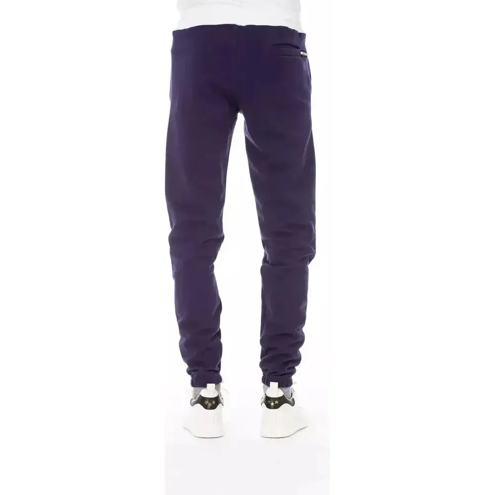 Baldinini Trend Purple Cotton Men Pants