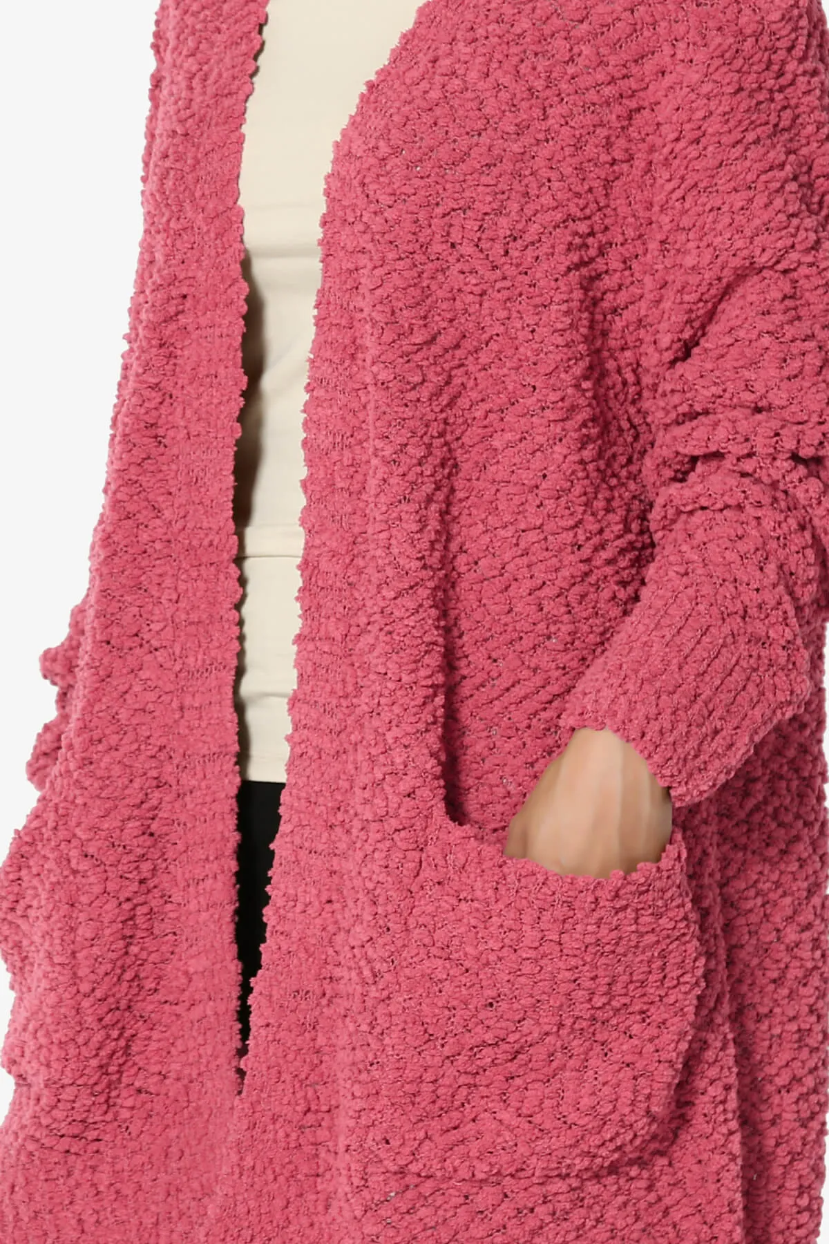 Barry Soft Popcorn Knit Sweater Cardigan PLUS NEW