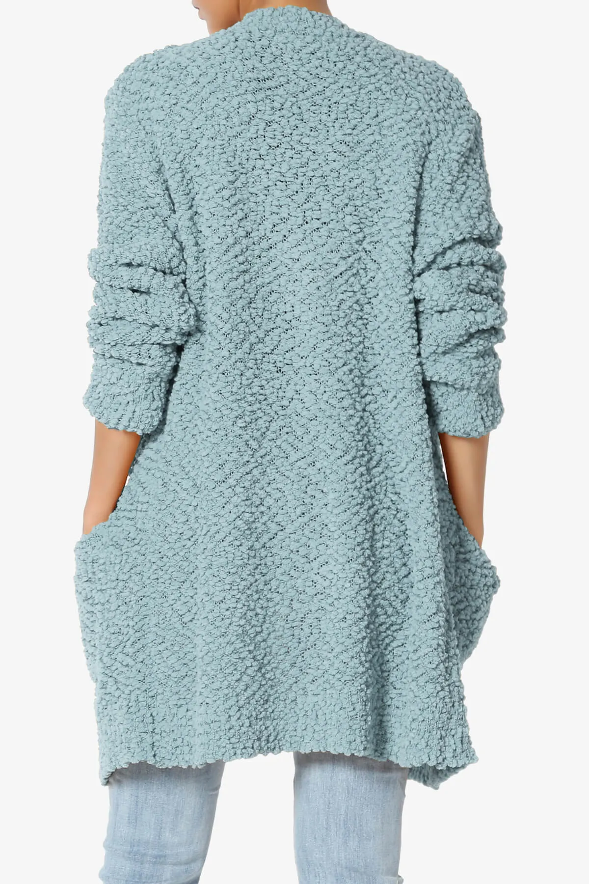 Barry Soft Popcorn Knit Sweater Cardigan