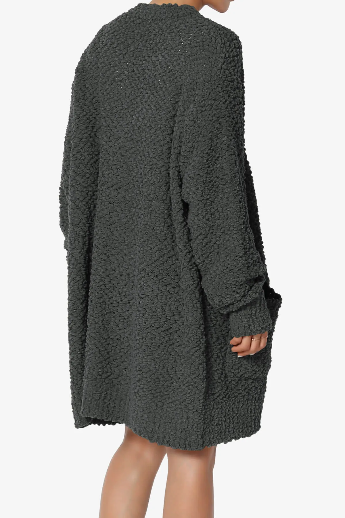 Barry Soft Popcorn Knit Sweater Cardigan