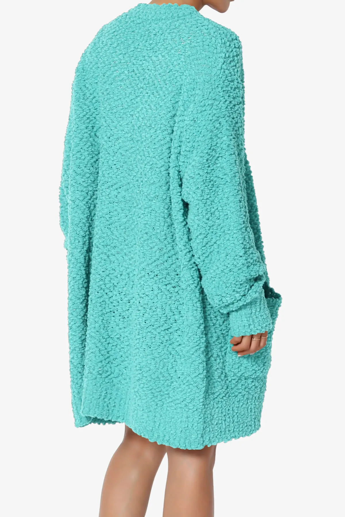 Barry Soft Popcorn Knit Sweater Cardigan