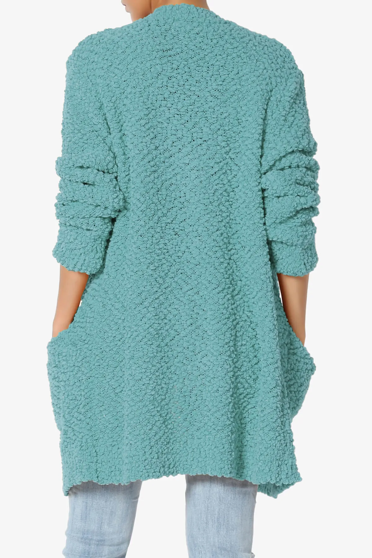 Barry Soft Popcorn Knit Sweater Cardigan