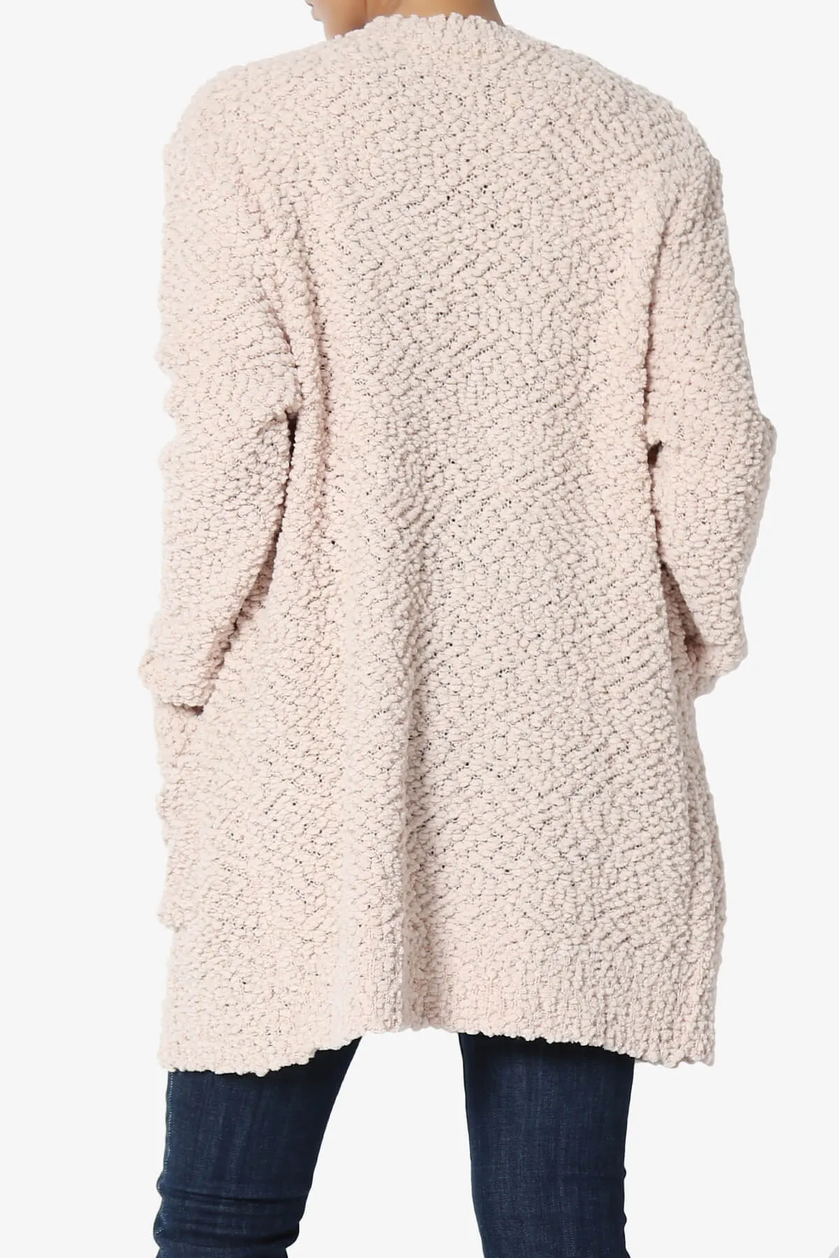 Barry Soft Popcorn Knit Sweater Cardigan