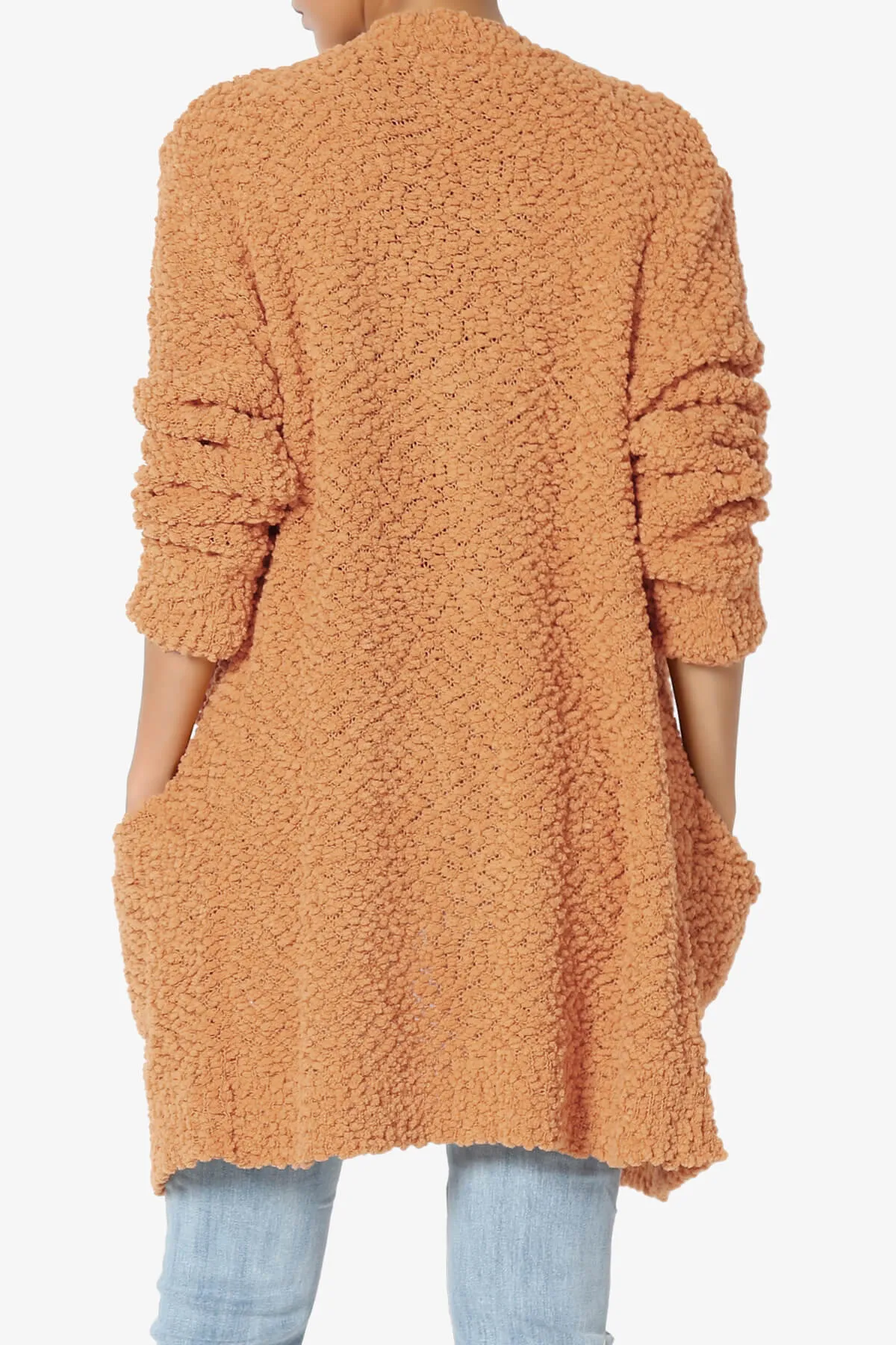 Barry Soft Popcorn Knit Sweater Cardigan