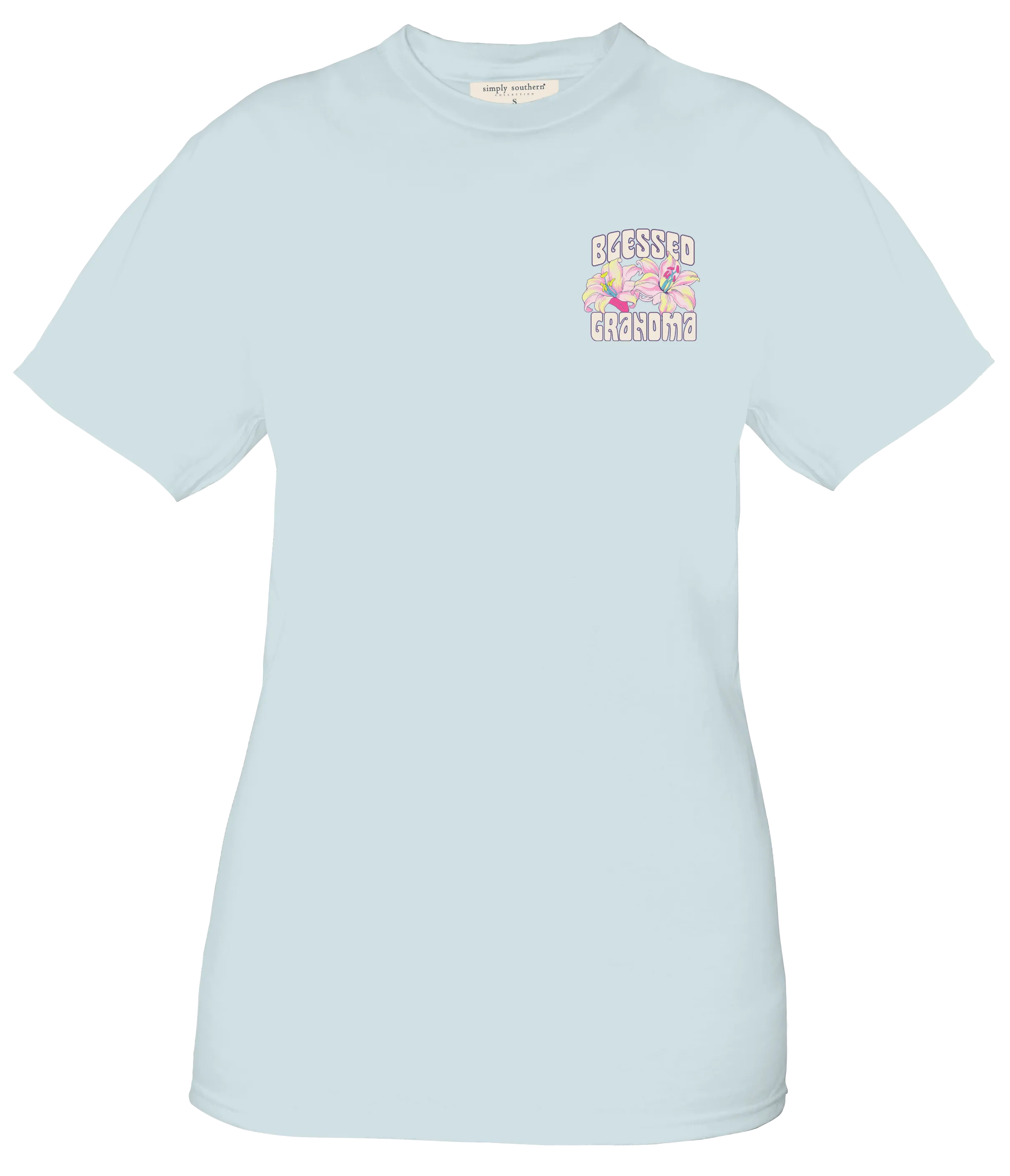 'Blessed Grandma' Butterfly Short Sleeve Tee by Simply Southern