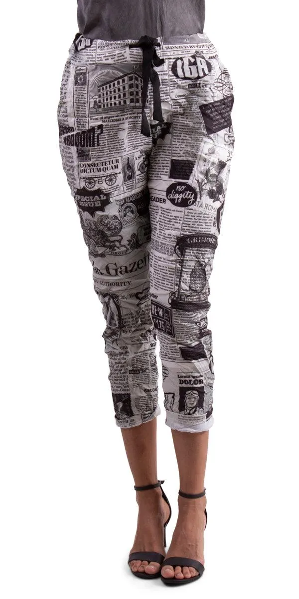 Celina Newspaper Pant