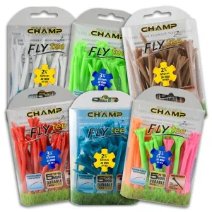 Champ Fly Tees 4" Plastic Golf Tees