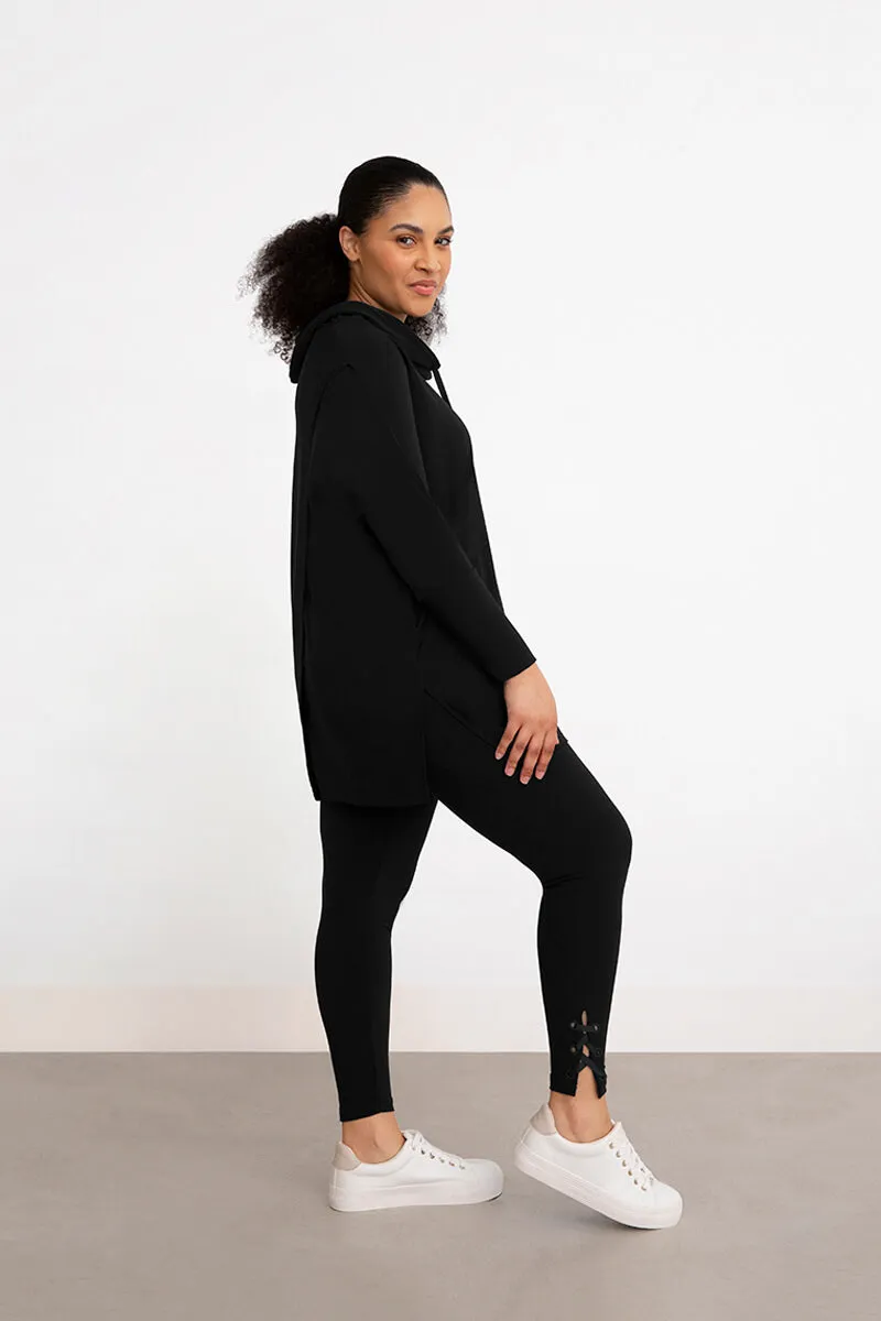 Crisscross Tunic | Black