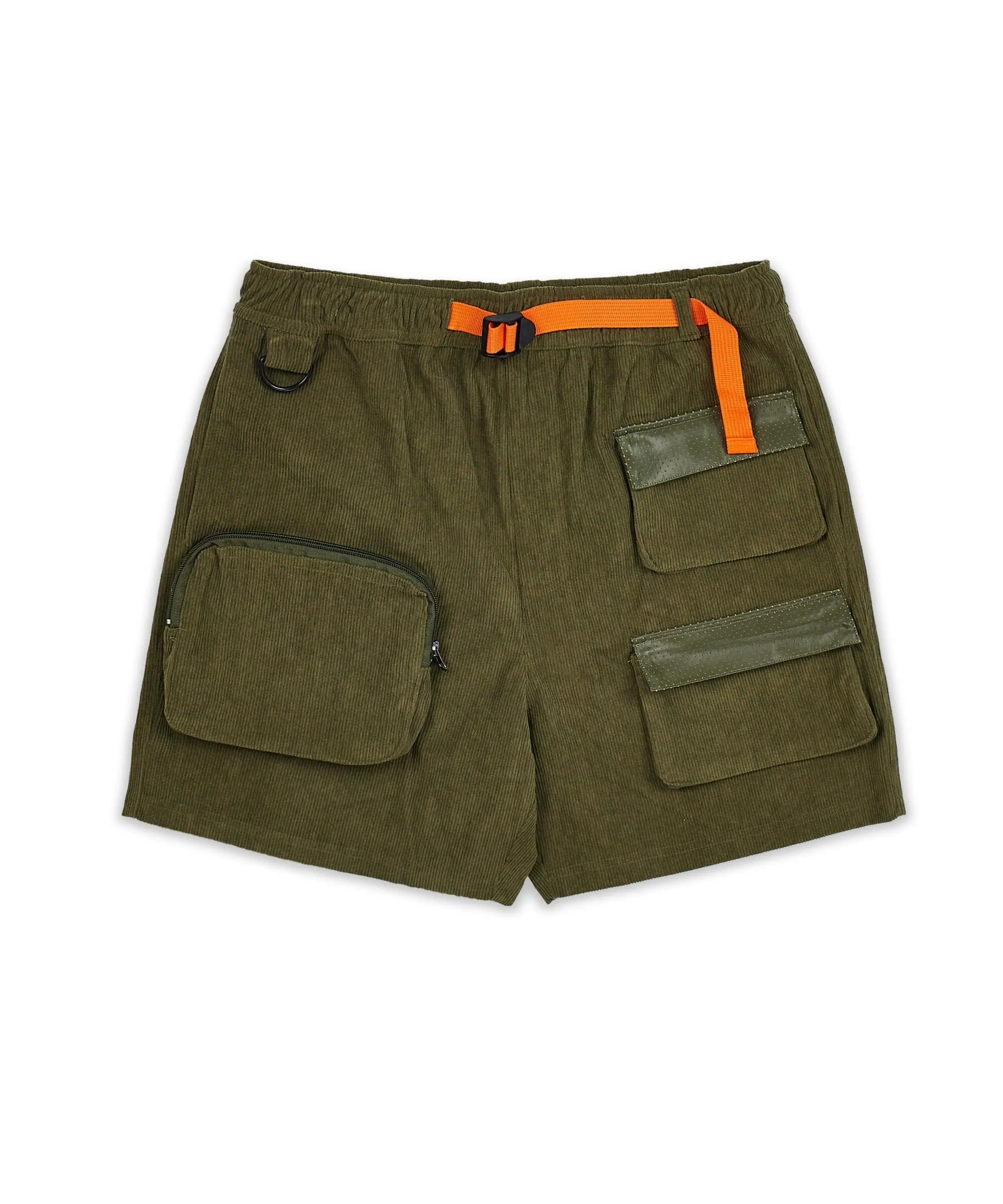 Delta Utility Corduroy Cargo Shorts - Green