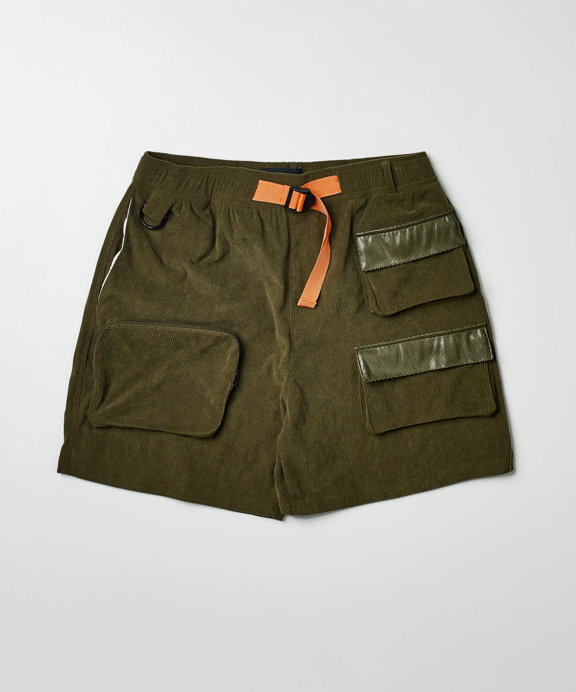 Delta Utility Corduroy Cargo Shorts - Green