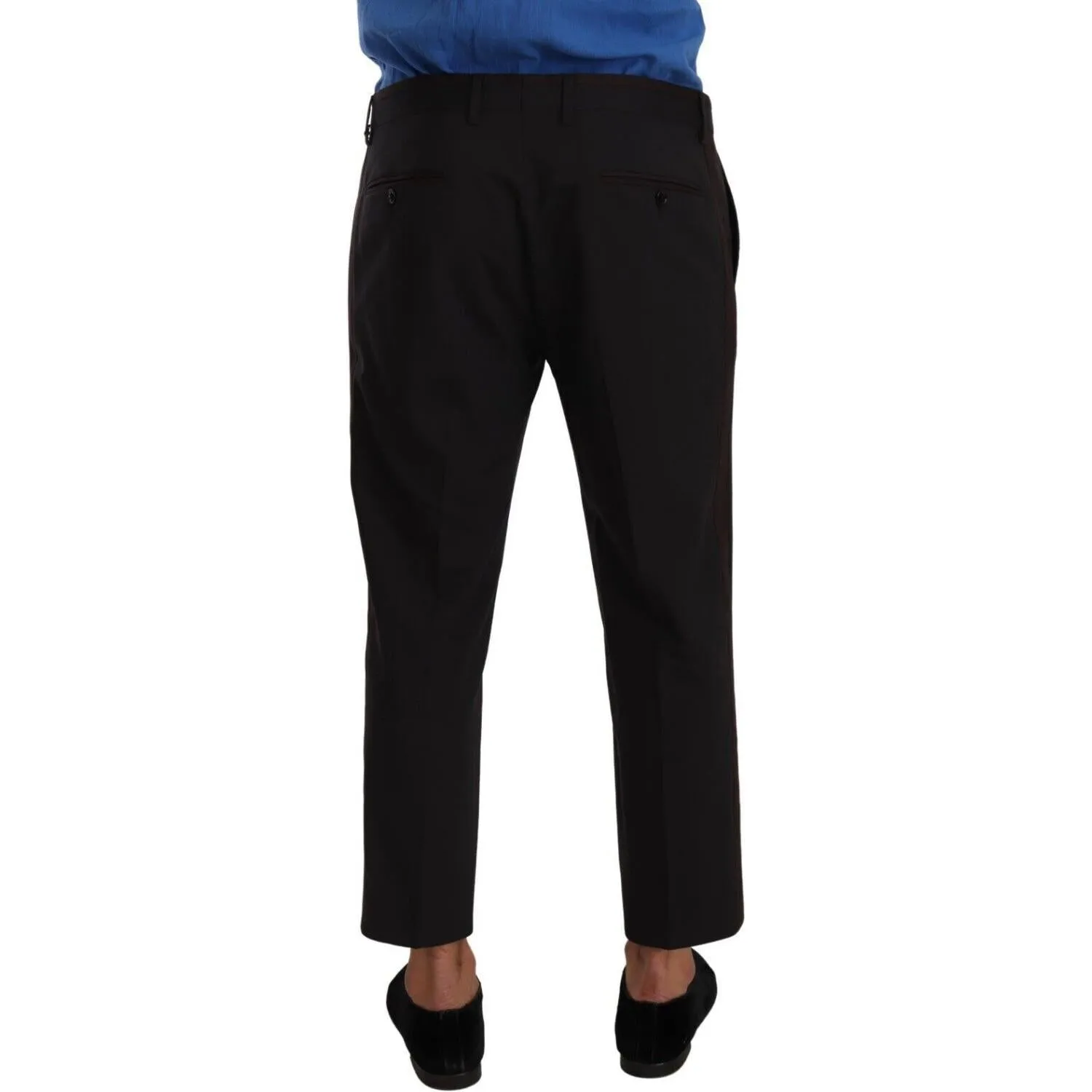 Dolce & Gabbana Elegant Cropped Wool Stretch Pants