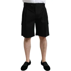 Dolce & Gabbana Sleek Designer Bermuda Cargo Shorts