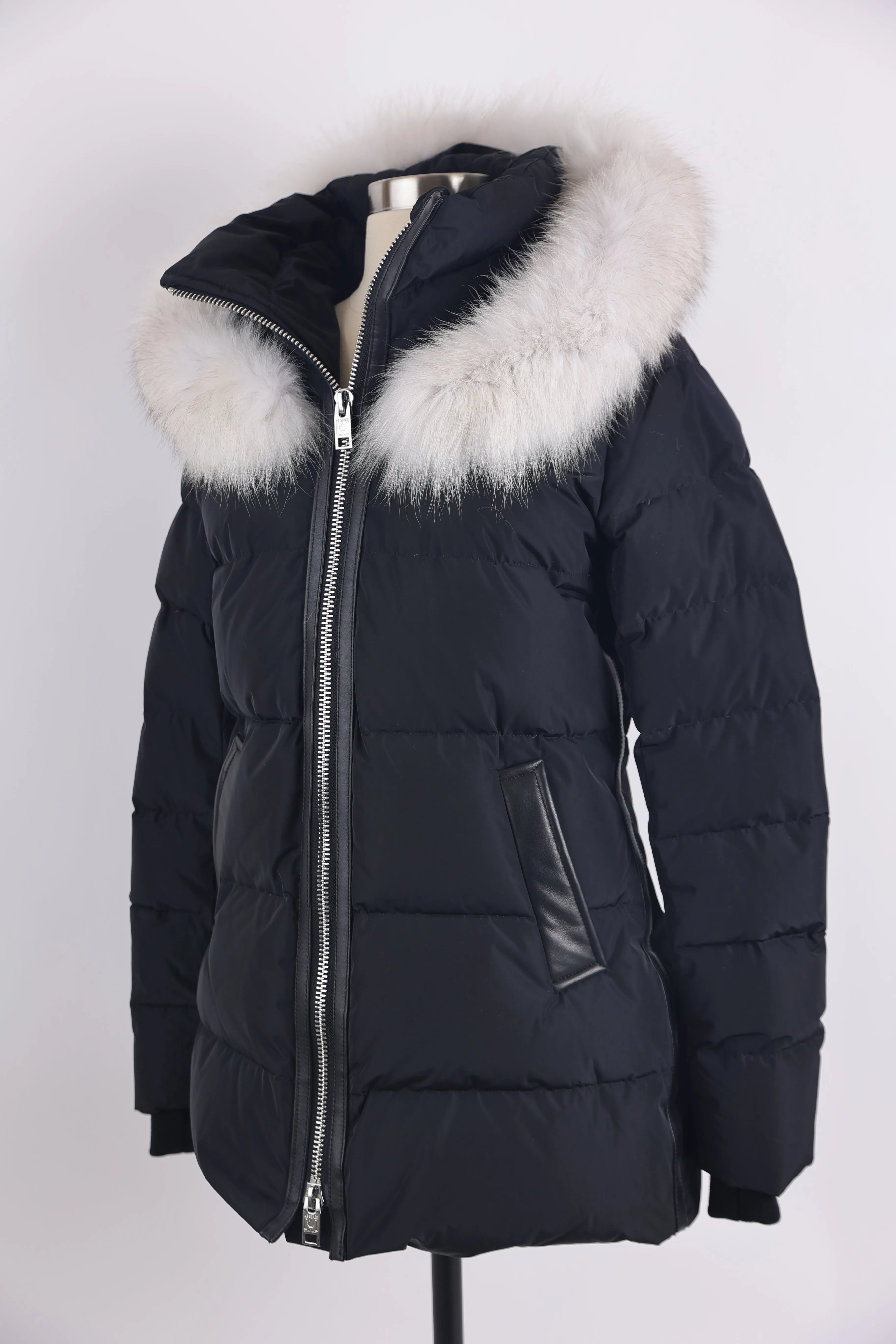 Down Fur Collar Puffer Jacket