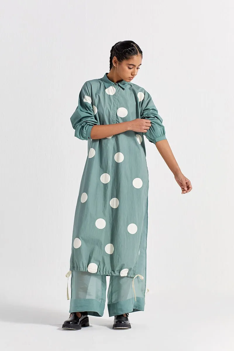 Drawstring Hem Tunic - Jade