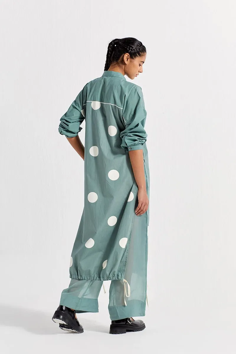 Drawstring Hem Tunic - Jade