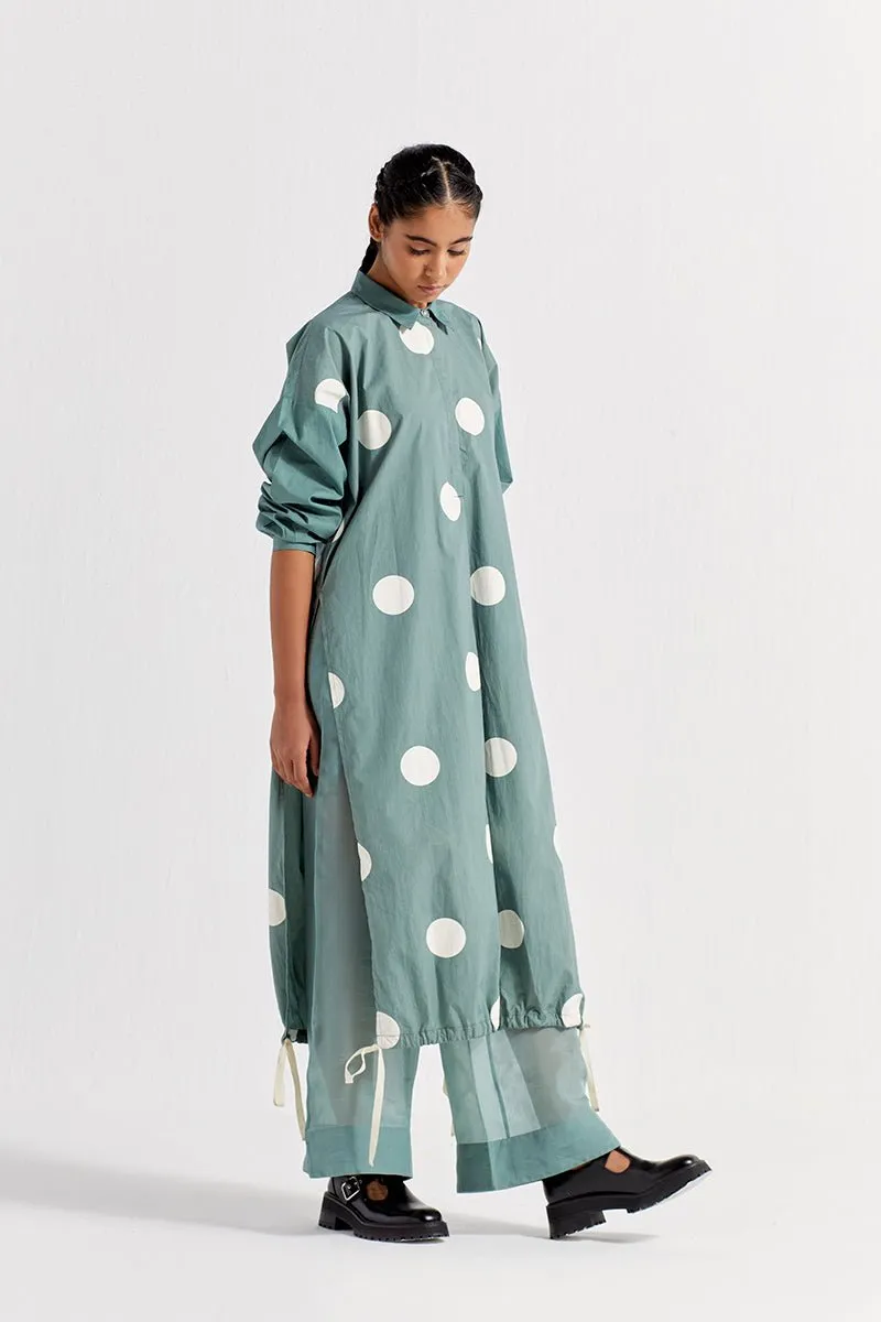 Drawstring Hem Tunic - Jade