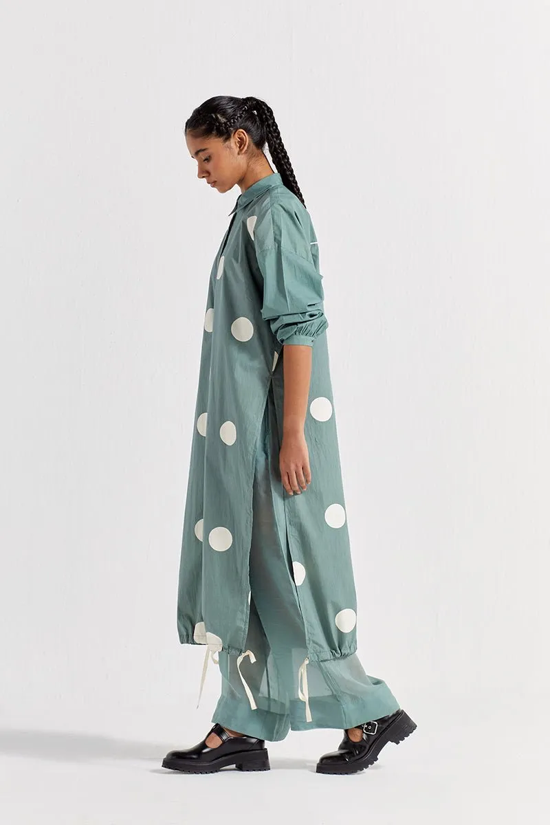 Drawstring Hem Tunic - Jade