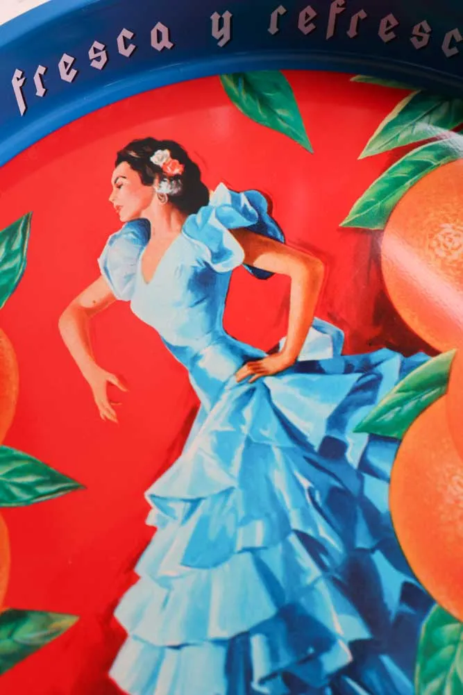 Flamenco & Oranges Serving Tray