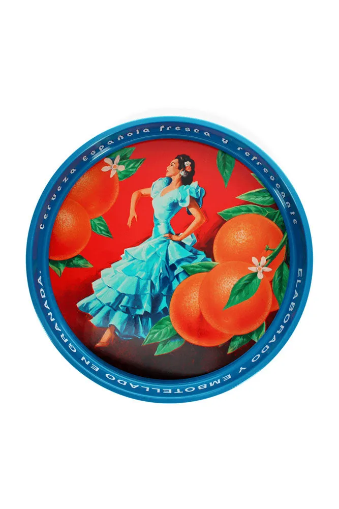 Flamenco & Oranges Serving Tray