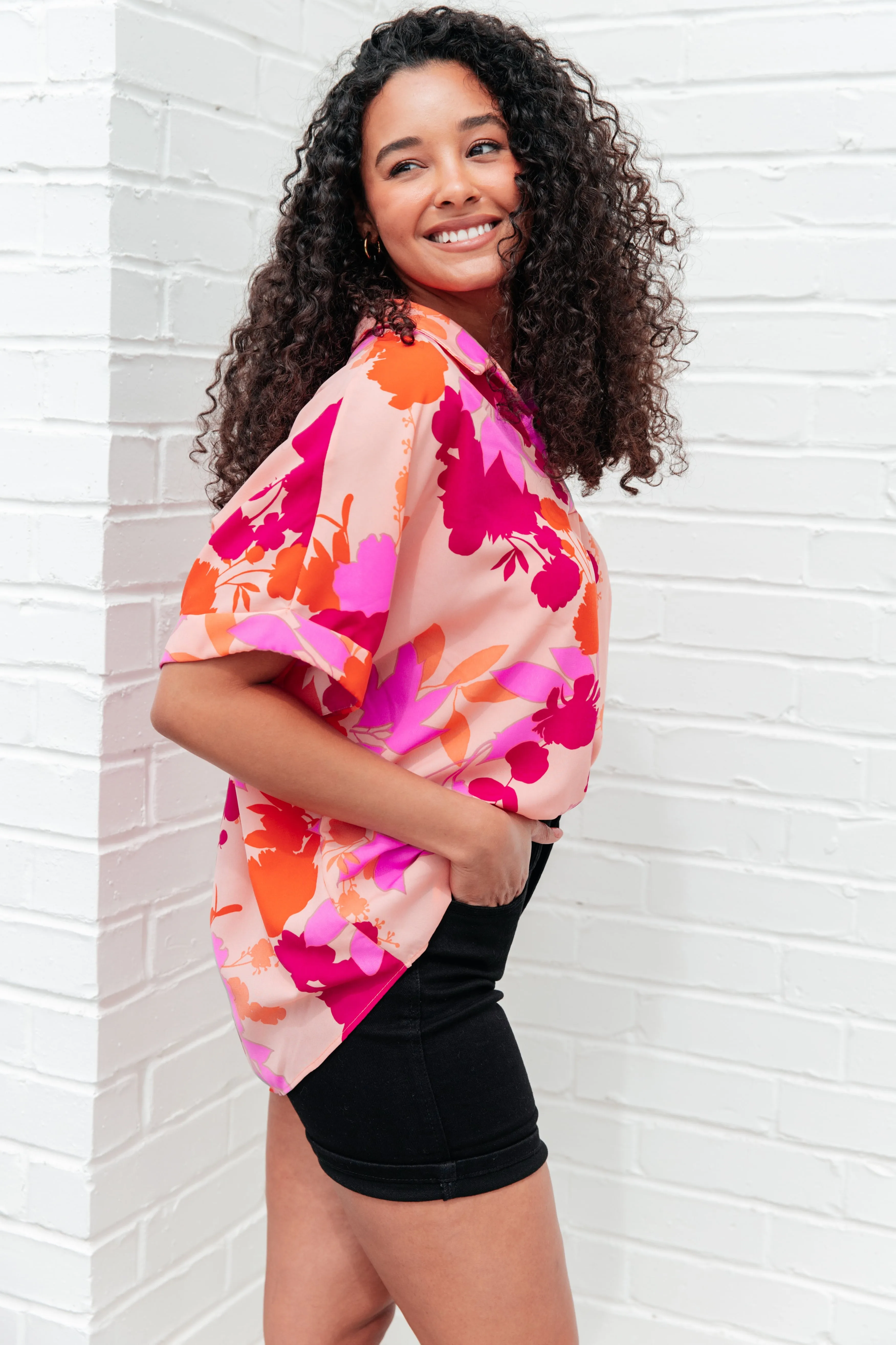 Hazy Cosmic Jive Relaxed Blouse by White Birch