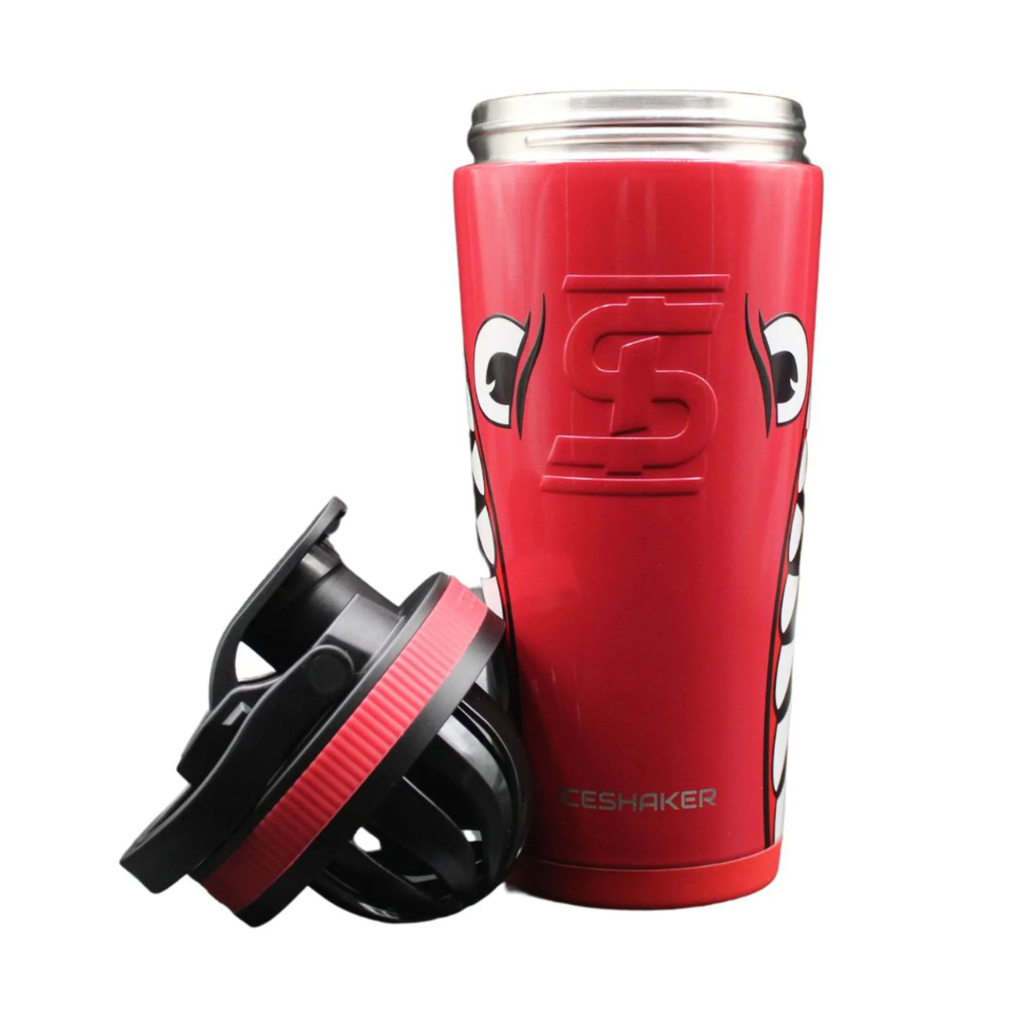 Ice Shaker Allegiance Series 26oz Shaker Bottle - Red Bomber