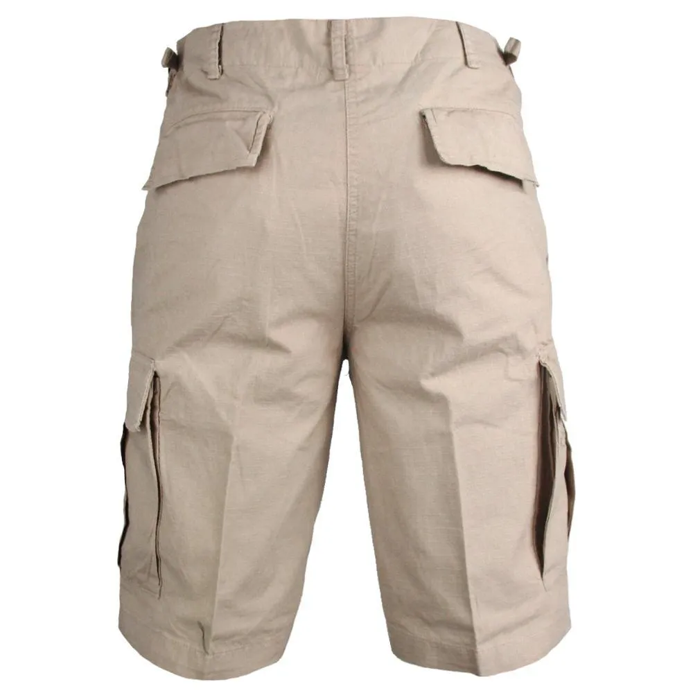 Khaki Ripstop BDU Shorts