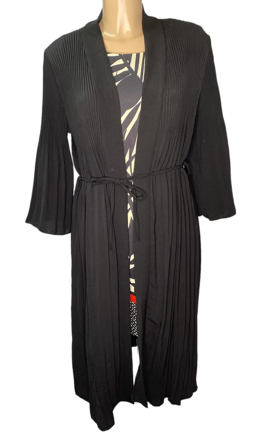 Longline Pleated Cardigan (3 Colours)