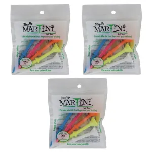 Martini Step Up Golf Tees (3 bag bundle = 15 tees total)