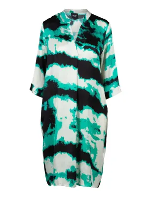 Odeline printed tunic dress - Simply Green mix