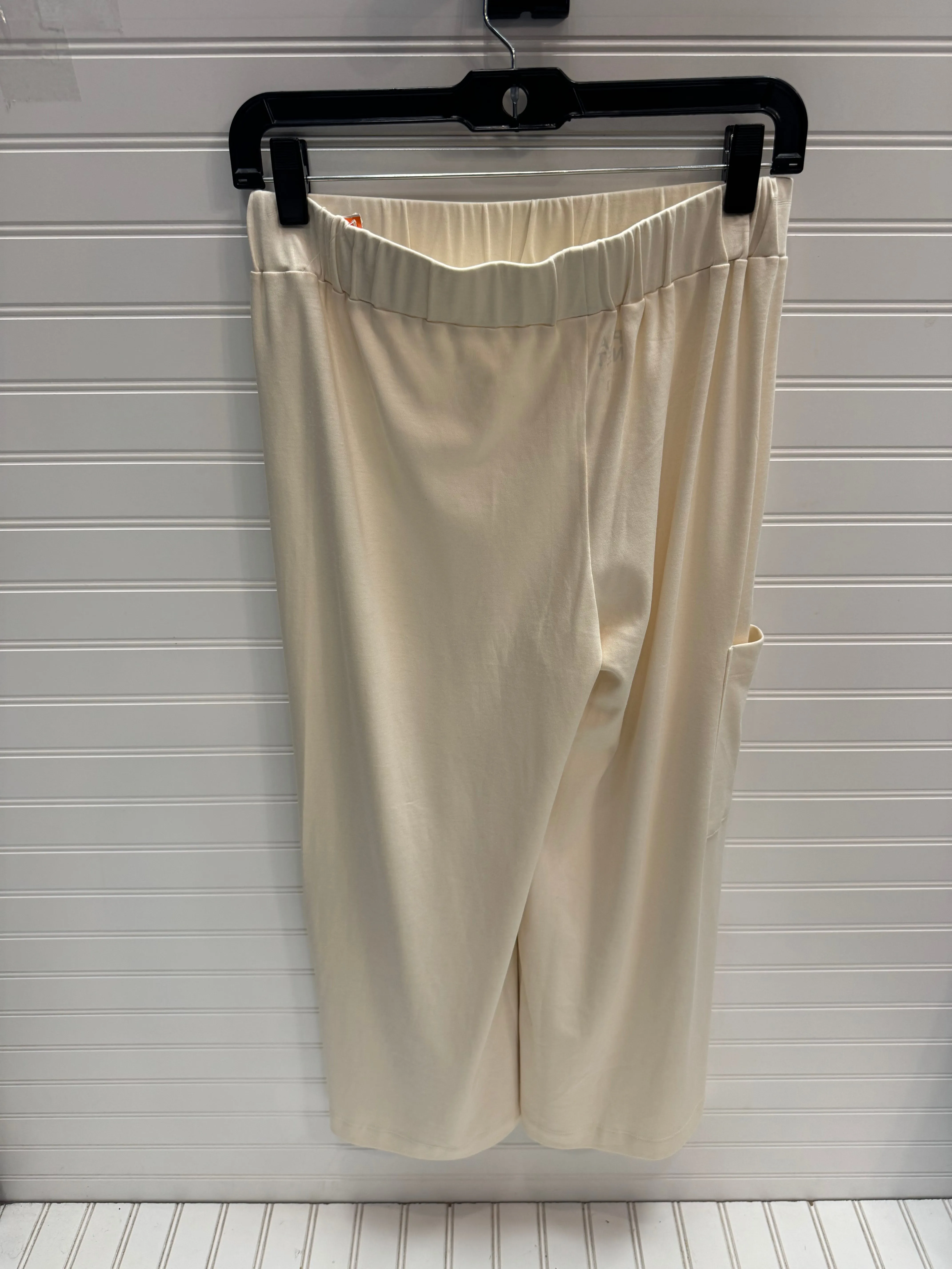 Pants Cropped By Planet by Lauren G In Ivory, Size: S